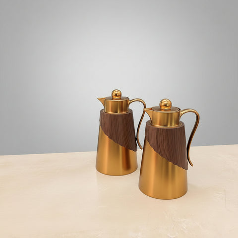 Matte Silver Thermos Set of 2