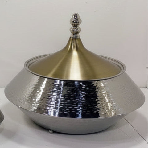 Gold and Silver Plated Food Warmer - 5L
