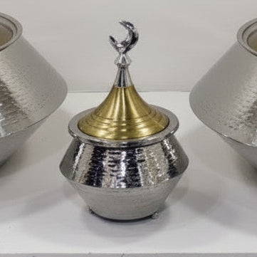 Gold and Silver Plated Food Warmer - 250 ml