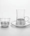 Tea & Coffee Glass Cups set in Silver
